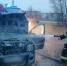 В Заволжске сгорел попавший в ДТП автомобиль - 168.Ru