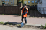 Благоустроенные пространства ежедневно убирают от мусора и пыли
